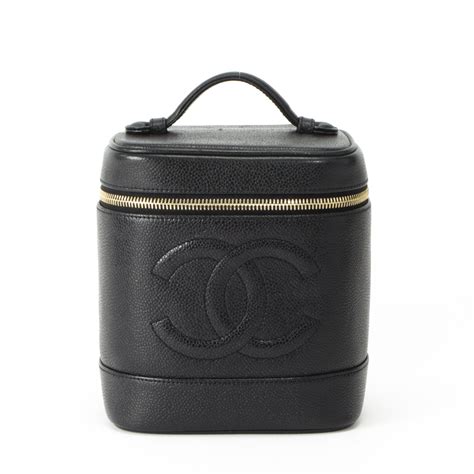 vintage Chanel makeup bag